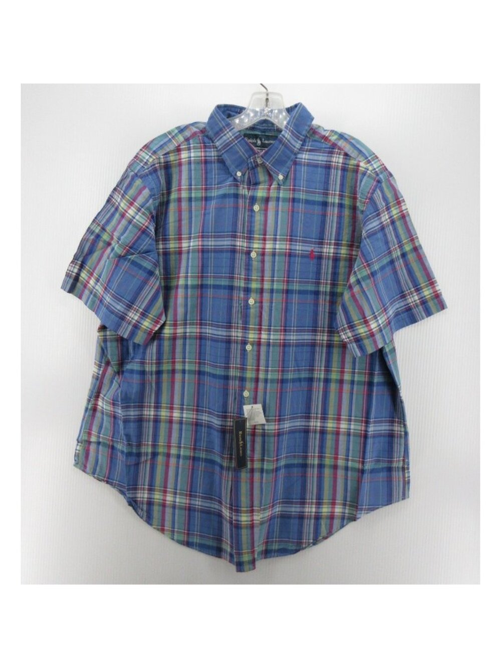 Ralph Lauren Shirt XXL Button Down Plaid Y2K Classic Fit Preppy Cotton